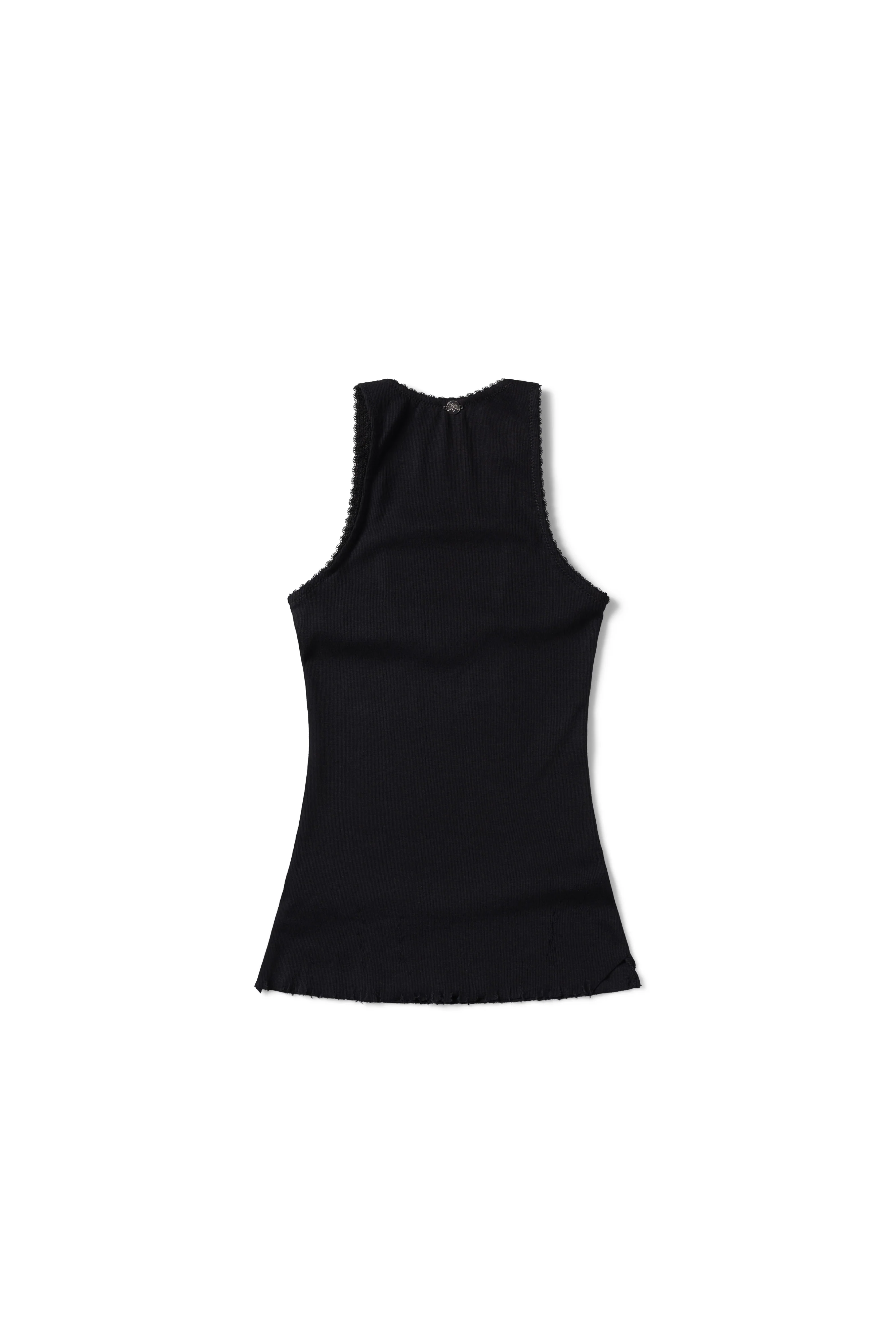 DISTRESSED TANK TOP - BLACK - Image 2